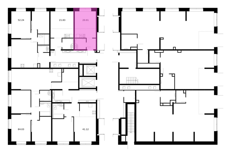 Продажа квартиры-студии 20 м², 1/10 этаж