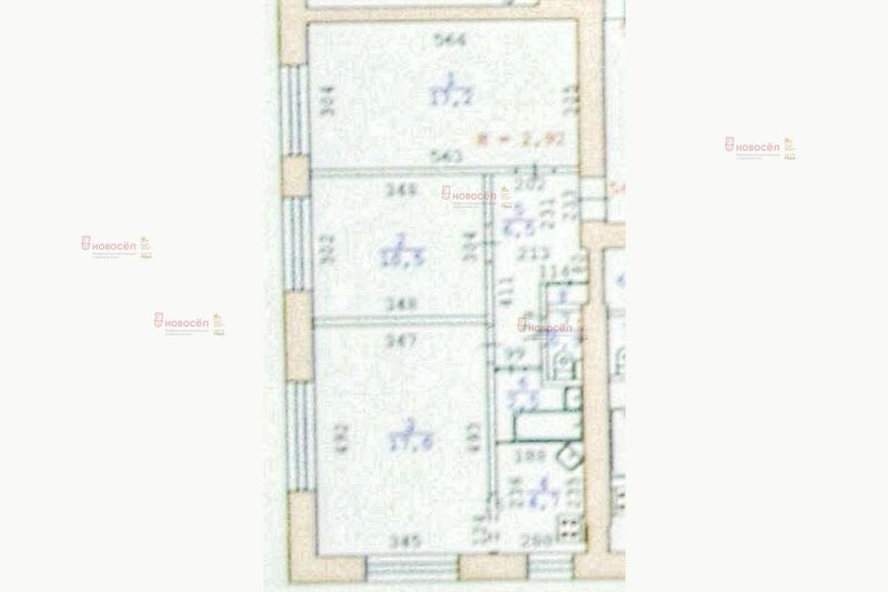Продажа 3-комнатной квартиры 59,7 м², 2/4 этаж