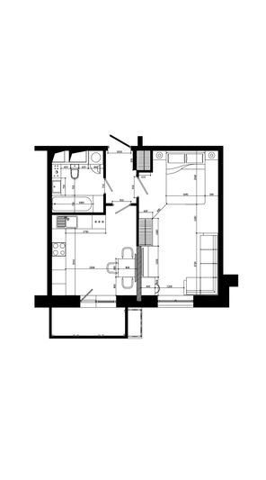 Продажа 1-комнатной квартиры 46,8 м², 13/25 этаж