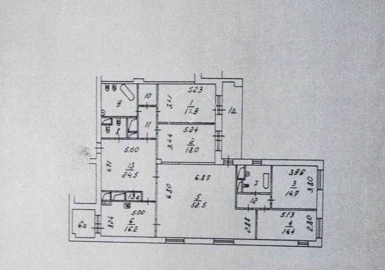 Продажа квартиры со свободной планировкой 198 м², 13/23 этаж