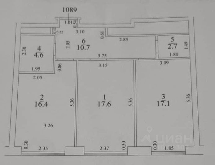 Продажа 2-комнатной квартиры 69,1 м², 39/41 этаж