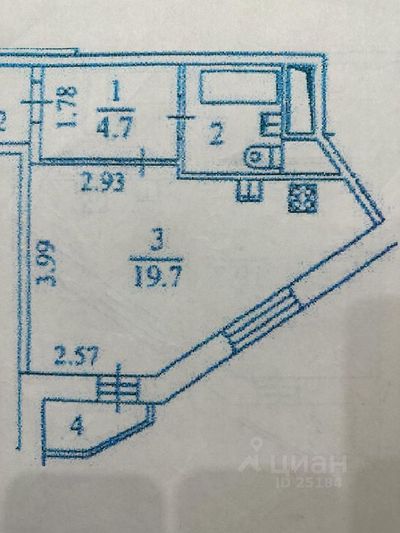 Продажа квартиры-студии 29 м², 2/13 этаж