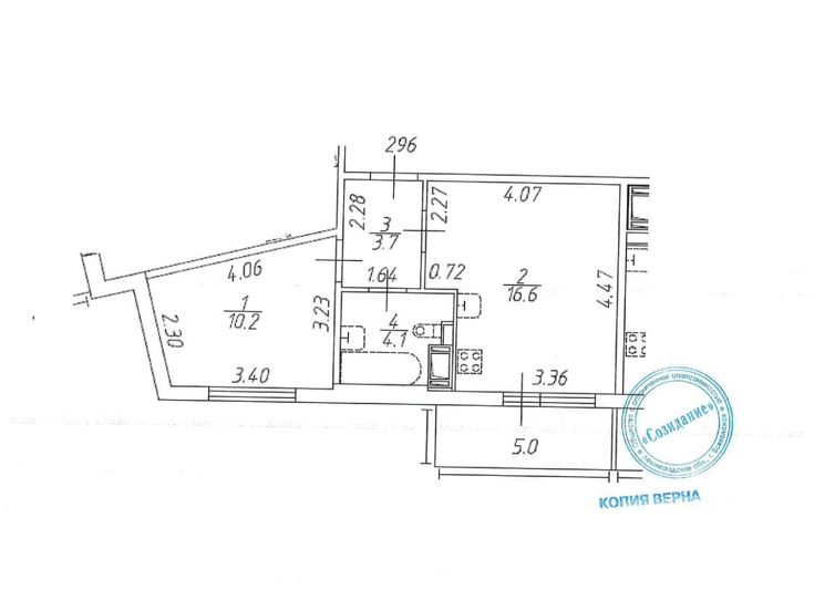 Продажа 1-комнатной квартиры 35 м², 11/18 этаж