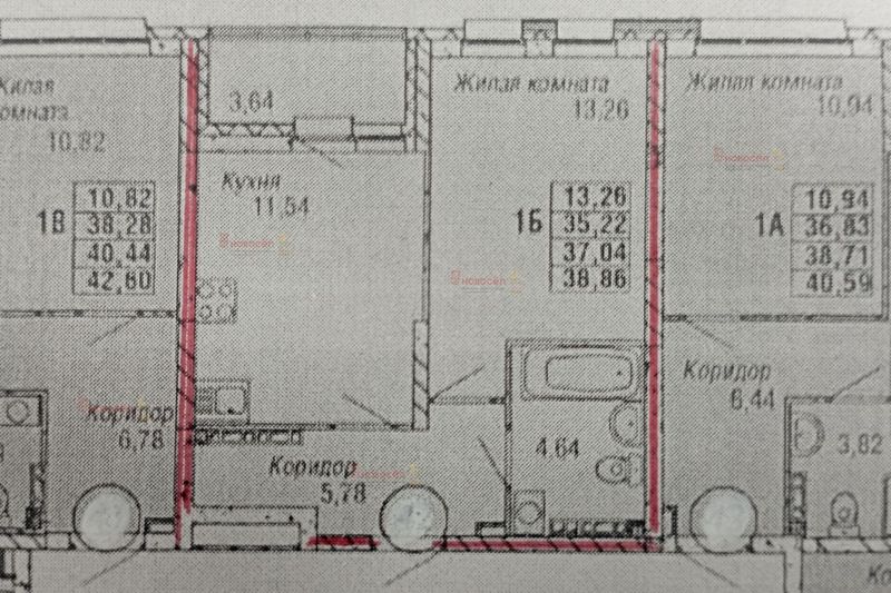 Продажа 1-комнатной квартиры 34,9 м², 9/9 этаж