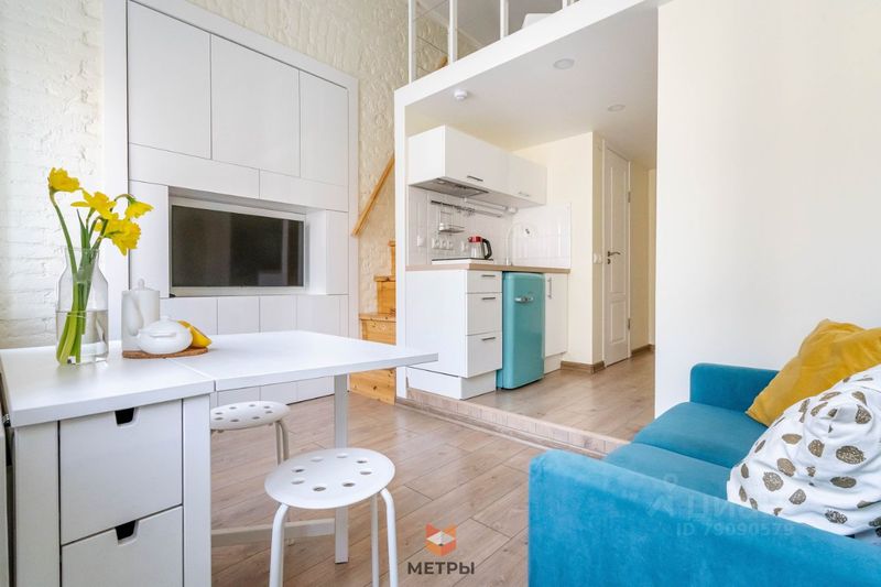 Продажа квартиры-студии 18,4 м², 3/4 этаж