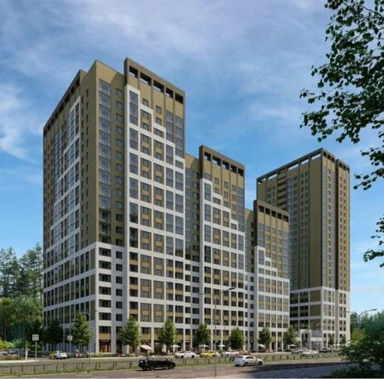 Продажа 2-комнатной квартиры 60,8 м², 3/14 этаж