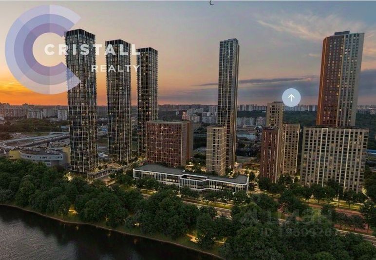 Продажа 3-комнатной квартиры 75,7 м², 38/52 этаж