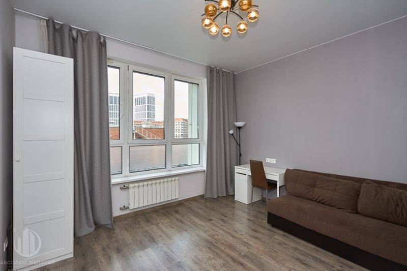 Продажа 1-комнатной квартиры 34,8 м², 21/37 этаж