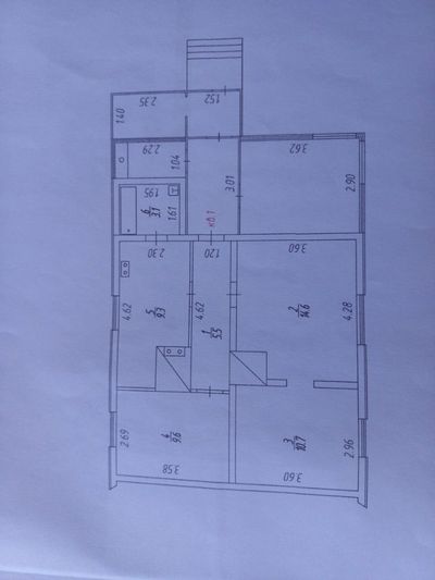 Продажа 3-комнатной квартиры 52,8 м², 1/1 этаж