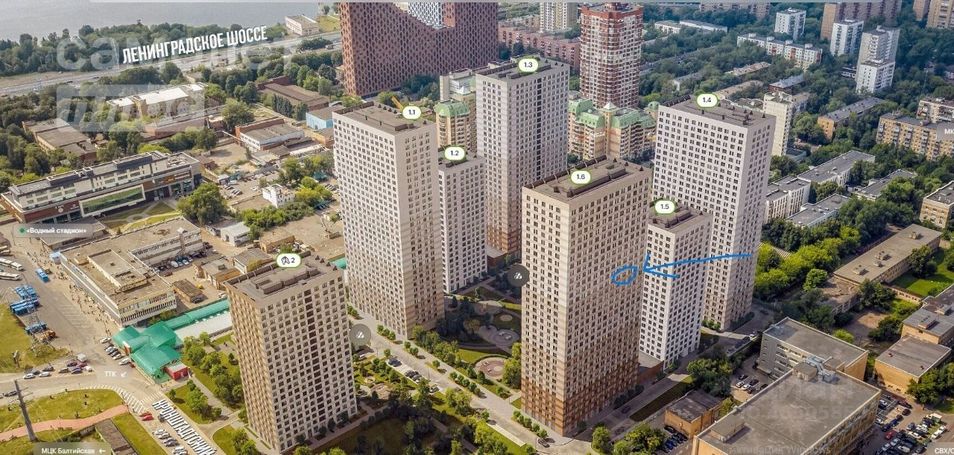 Продажа 3-комнатной квартиры 66,7 м², 18/22 этаж