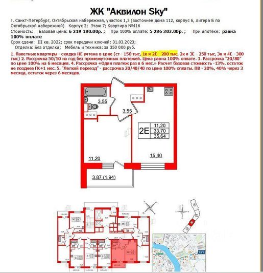 Продажа 1-комнатной квартиры 36 м², 7/24 этаж