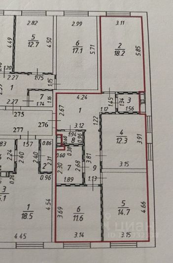 Продажа 3-комнатной квартиры 80 м², 12/21 этаж