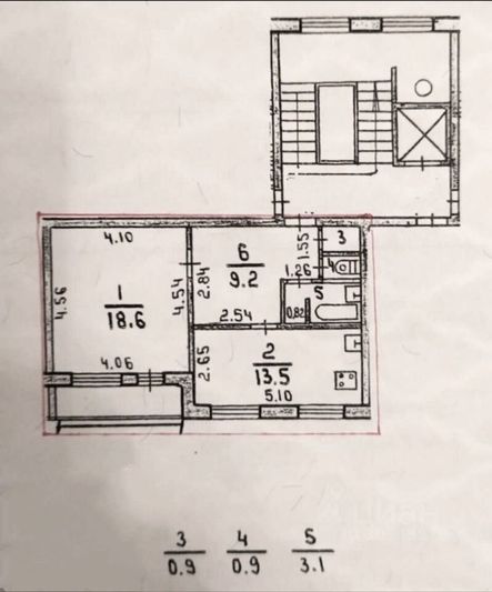 Продажа 1-комнатной квартиры 46,2 м², 3/10 этаж