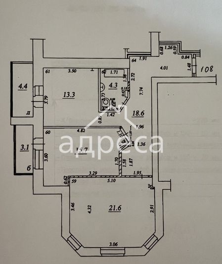 Продажа 2-комнатной квартиры 73,5 м², 5/17 этаж