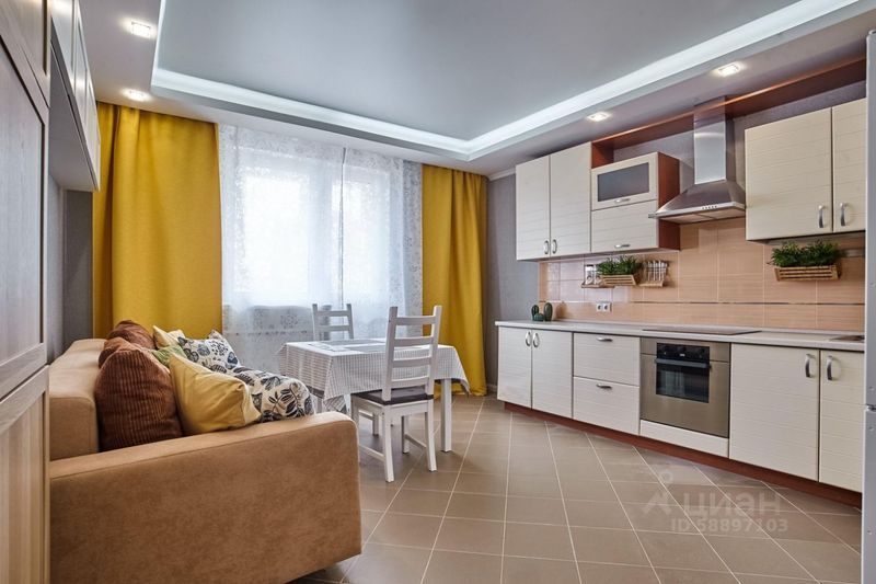 Продажа 1-комнатной квартиры 53,3 м², 8/17 этаж