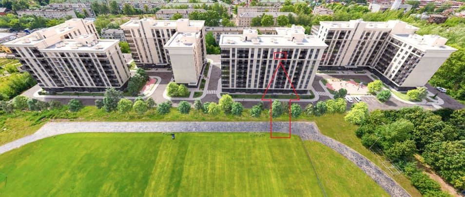 Продажа 1-комнатной квартиры 33,2 м², 8/9 этаж