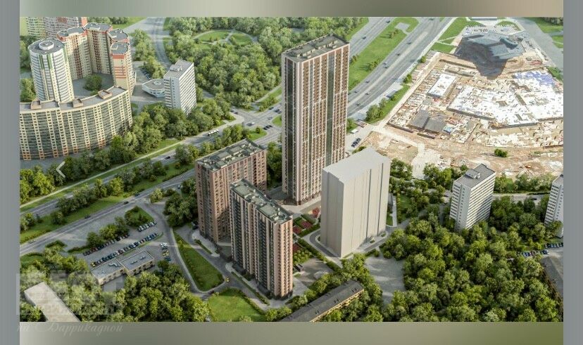 Продажа 1-комнатной квартиры 45,6 м², 17/47 этаж