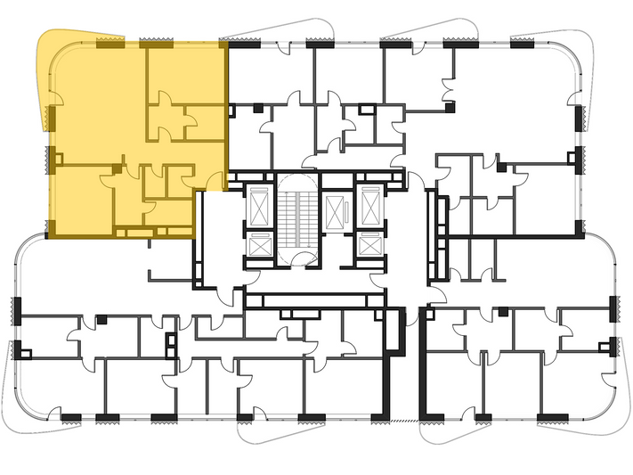 Продажа 2-комнатной квартиры 118,5 м², 9/14 этаж