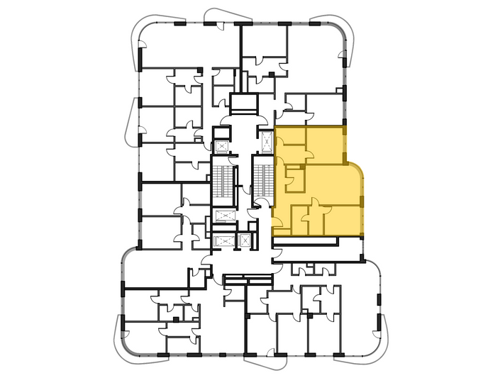 Продажа 2-комнатной квартиры 104,7 м², 4/14 этаж