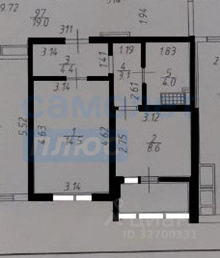 Продажа 1-комнатной квартиры 34,6 м², 13/23 этаж