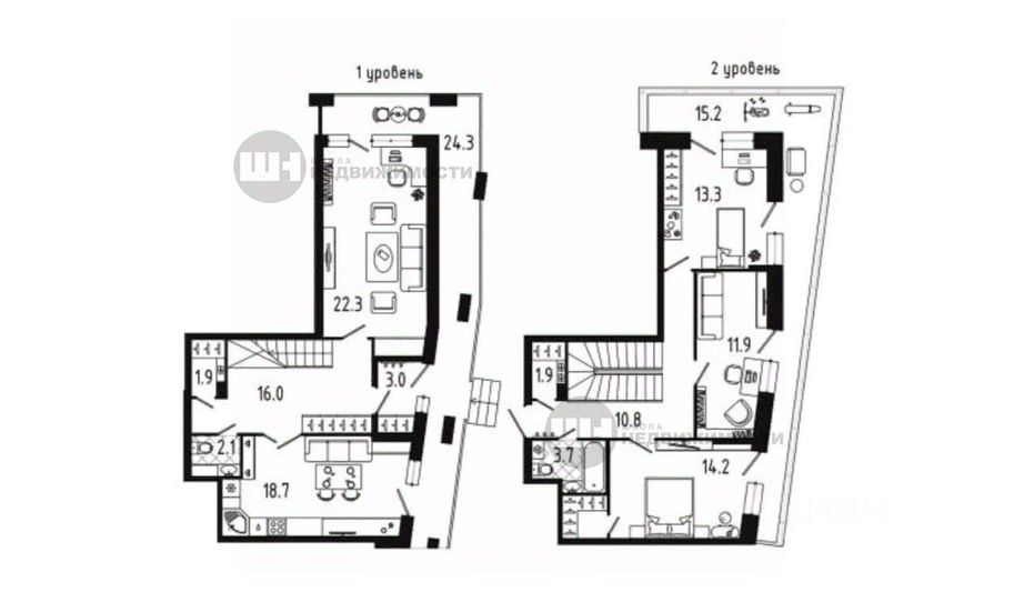 Продажа 4-комнатной квартиры 132,8 м², 1/18 этаж