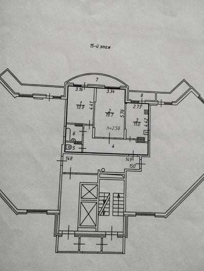 Продажа 2-комнатной квартиры 64,1 м², 15/16 этаж