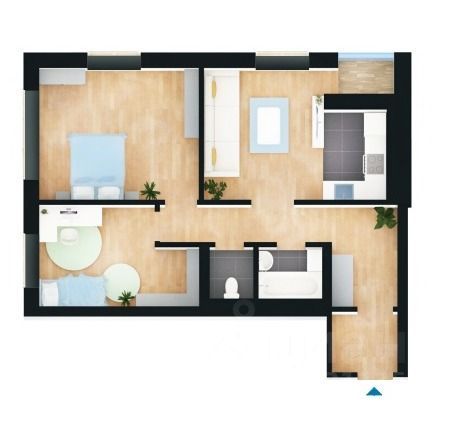 Продажа 2-комнатной квартиры 63,9 м², 25/25 этаж