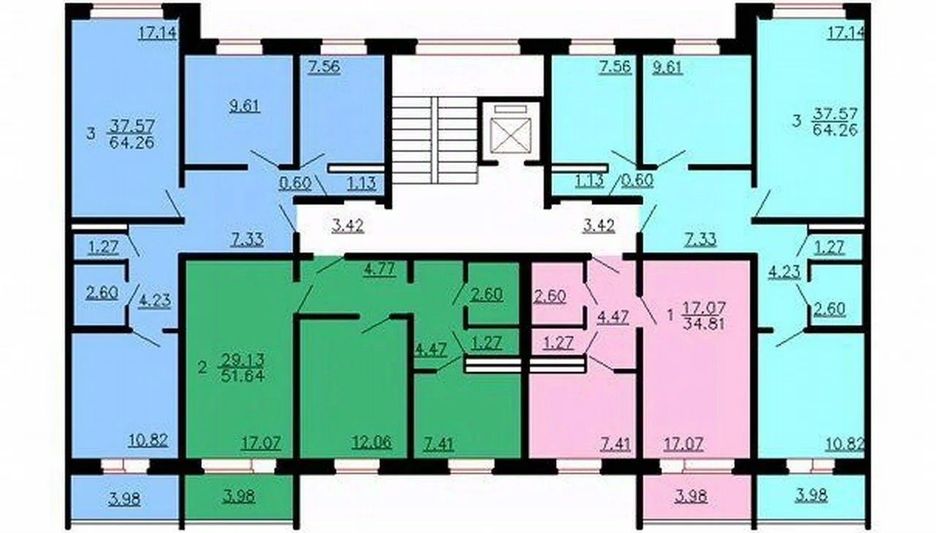 Продажа 2-комнатной квартиры 50,6 м², 10/10 этаж