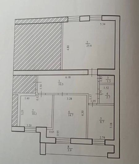 Продажа 3-комнатной квартиры 73 м², 8/9 этаж