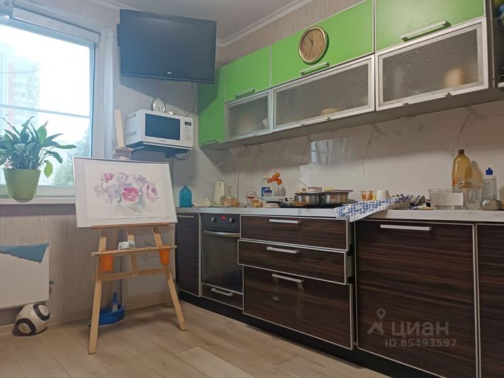 Продажа 1-комнатной квартиры 34,3 м², 2/15 этаж