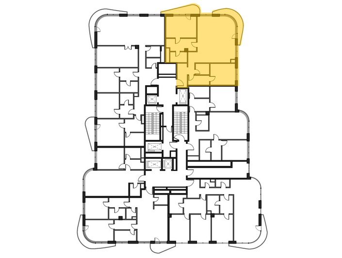 Продажа 2-комнатной квартиры 123,1 м², 5/14 этаж
