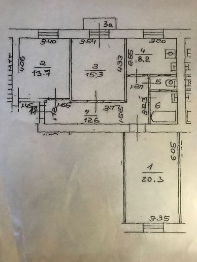 Продажа 3-комнатной квартиры 76,1 м², 5/5 этаж