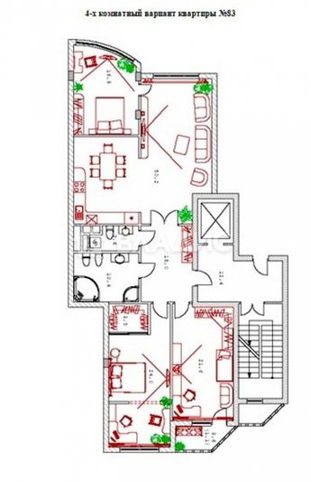 Продажа 4-комнатной квартиры 145,5 м², 8/13 этаж