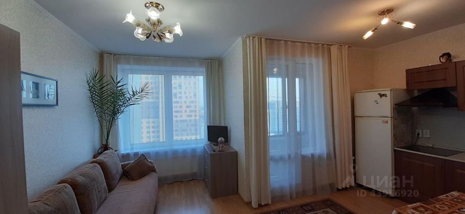 Аренда квартиры-студии 30 м², 16/26 этаж