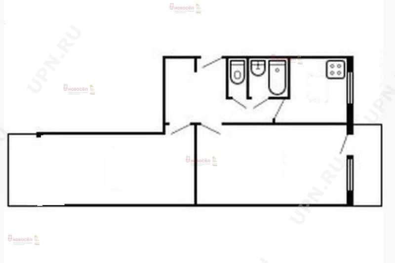 Продажа 2-комнатной квартиры 44 м², 4/5 этаж