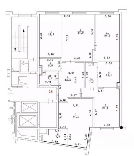 Продажа 4-комнатной квартиры 210 м², 3/13 этаж