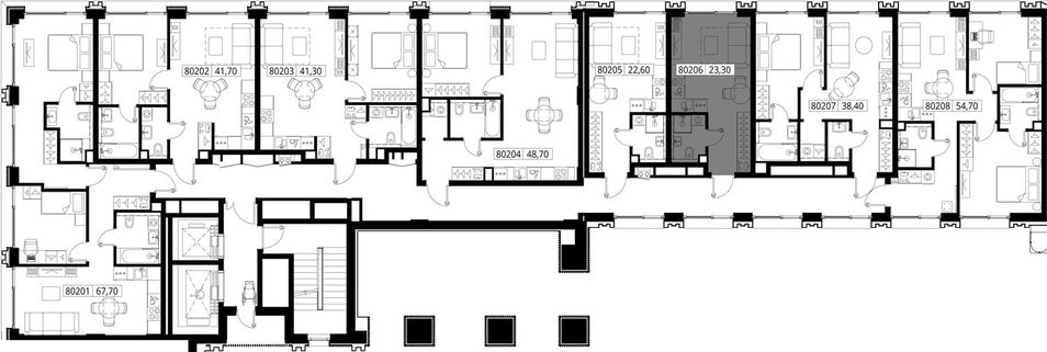 Продажа квартиры-студии 23,3 м², 2/10 этаж
