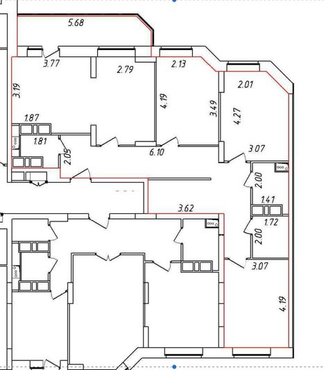 Продажа 3-комнатной квартиры 96,2 м², 22/23 этаж