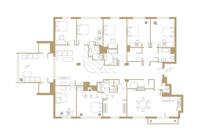 Продажа многокомнатной квартиры 300 м², 6/10 этаж