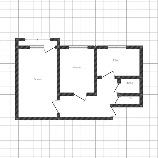 Продажа 2-комнатной квартиры 41,6 м², 5/5 этаж