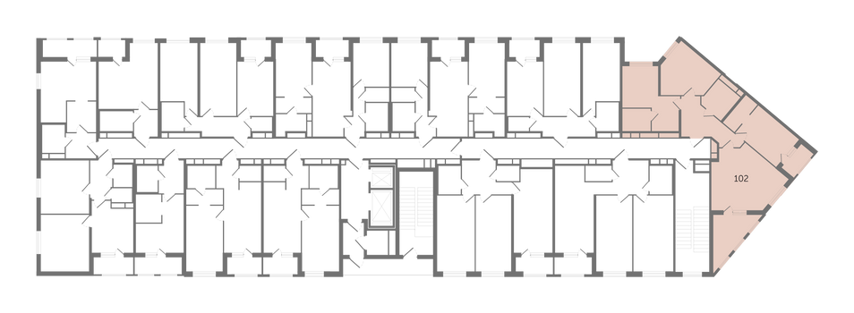 Продажа 3-комнатной квартиры 90,6 м², 9/12 этаж