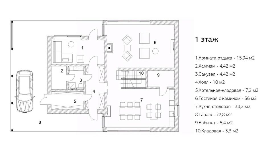 Продажа дома, 485 м², с участком 14 соток