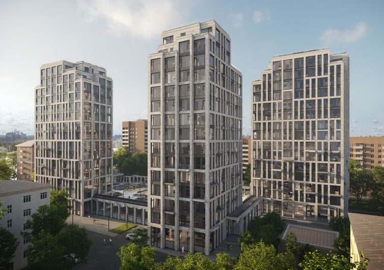 Продажа 2-комнатной квартиры 70,8 м², 2/15 этаж