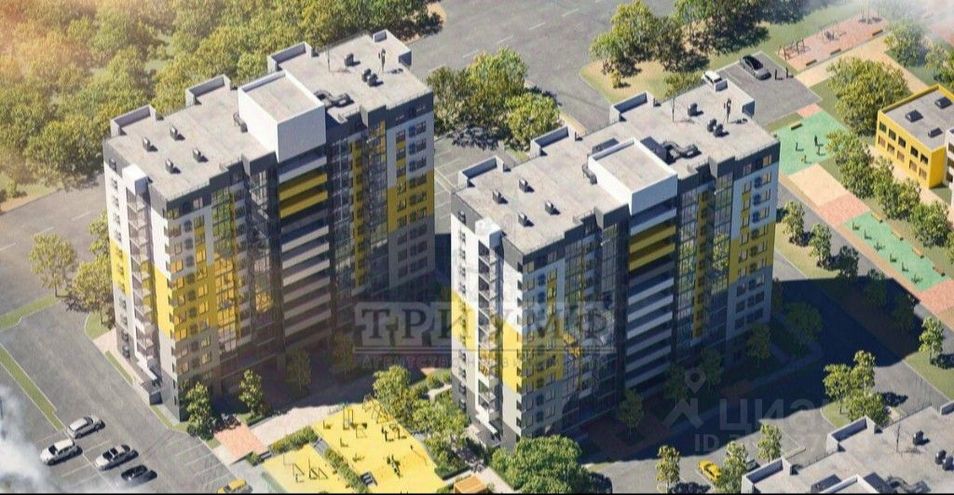 Продажа 2-комнатной квартиры 44 м², 3/12 этаж