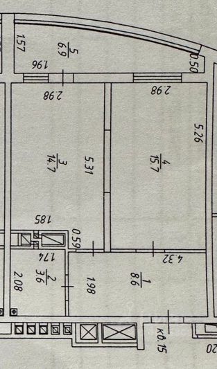 Продажа 1-комнатной квартиры 46,3 м², 6/20 этаж