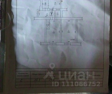 Продажа 2-комнатной квартиры 40,2 м², 1/1 этаж