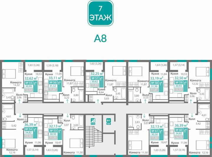 Продажа 1-комнатной квартиры 30,5 м², 7/10 этаж