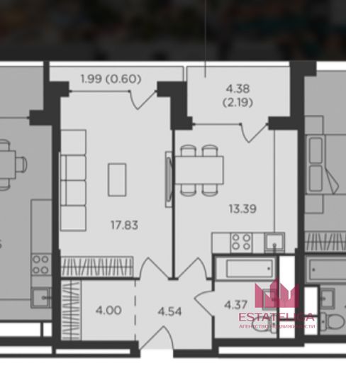 Продажа 2-комнатной квартиры 47 м², 15/29 этаж