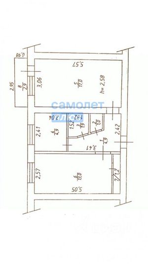 Продажа 2-комнатной квартиры 43,9 м², 5/5 этаж