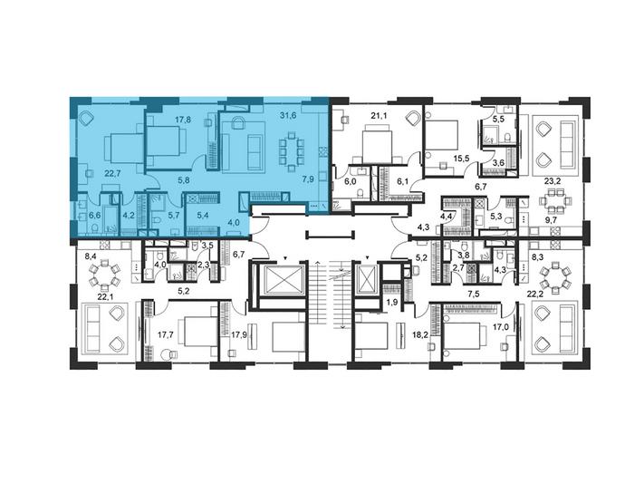 Продажа 3-комнатной квартиры 112,4 м², 3/5 этаж